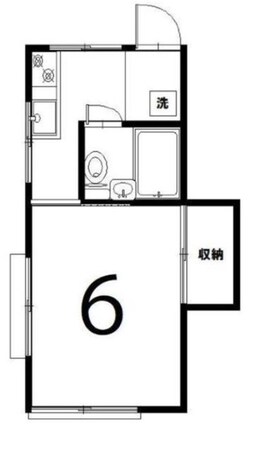 青葉荘の物件間取画像